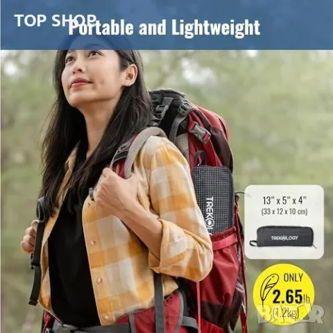 Нов Комфортен Лек сгъваем къмпинг стол само 1.2 кг издържа до 110 кг, снимка 2 - Къмпинг мебели - 49321280