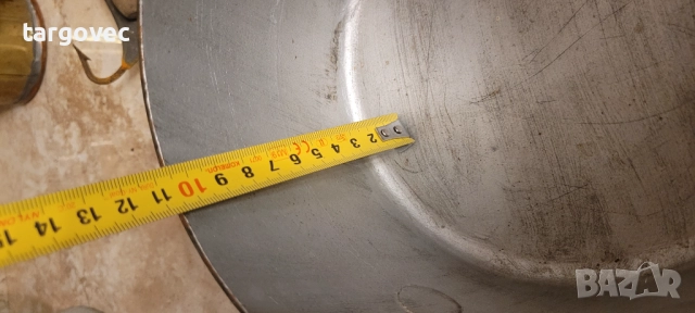 Изключителен ръчно кован френски меден тиган , снимка 2 - Декорация за дома - 52218813