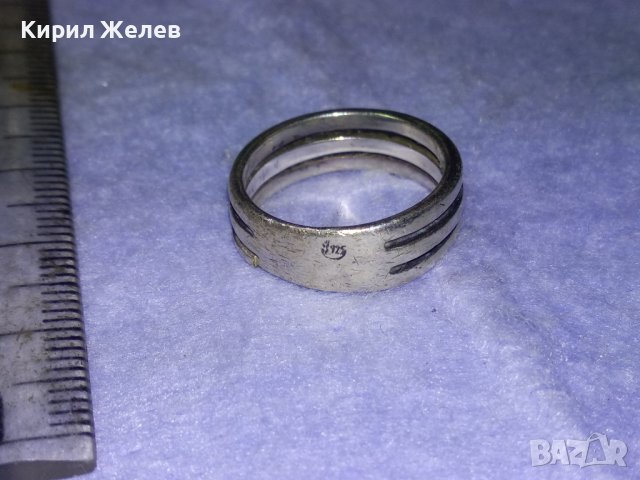 СТИЛЕН АЖУРЕН ЕЛЕГАНТЕН СРЕБЪРЕН АРТ ПРЪСТЕН СРЕБРО 925 РЪЧНА ИЗРАБОТКА 40022, снимка 10 - Пръстени - 42762931
