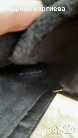 Боти Tom Tailor No39, Ботуши No37 Стелка 23.5, Ботуши сиви №40, снимка 8 - Дамски боти - 53930947