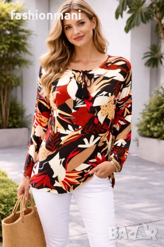 Елегантни туники 3 цвята - код 1274, снимка 2 - Туники - 47355473