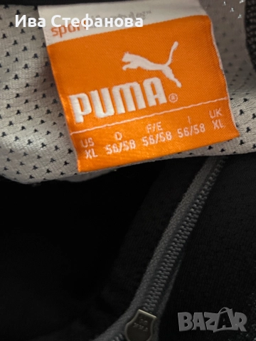 Уникална нова оригинална черна спортна блуза дишаща материя Пума Puma, снимка 2 - Суичъри - 51700360