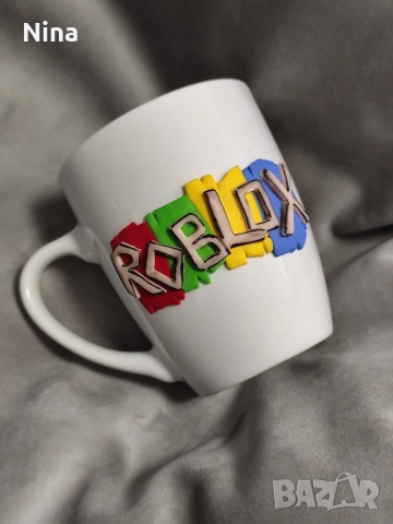 Персонализирани чаши с декорация от полимерна глина 