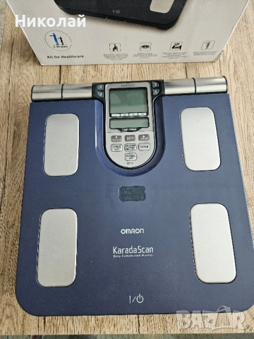 Кантар Omron BF511 уред за измерване на телесни мазнини, снимка 2 - Друга електроника - 52236455