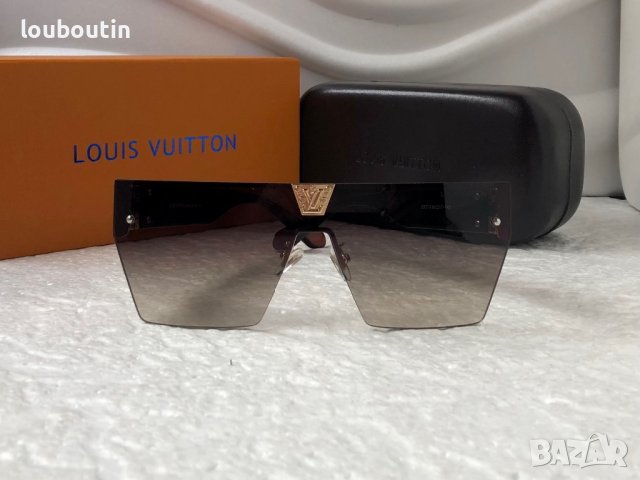 Louis Vuitton 2023 висок клас мъжки слънчеви очила маска, снимка 5 - Слънчеви и диоптрични очила - 38998534