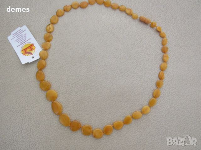 Дамско колие-кръг от първокласен балтийски кехлибар, снимка 5 - Колиета, медальони, синджири - 51884835