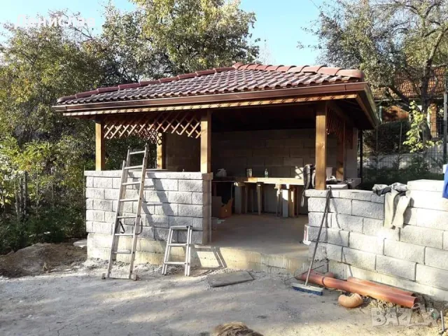 Изграждане на всякакъв вид дървени навеси и беседки , снимка 2 - Ремонти на покриви - 35105639