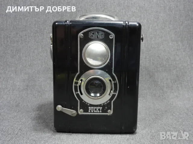 СТАР РЕТРО ФОТОАПАРАТ ISING PUCKY BAKELITE BOX CAMERA GERMANY, снимка 4 - Антикварни и старинни предмети - 55717879