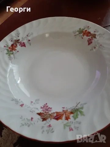 "Дъбов лист" дълбоки чинии, снимка 1