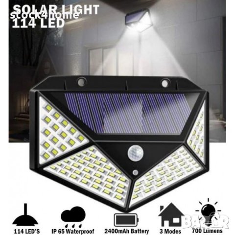 Крушка лед осветление 100 led 280 ° Водоустойчива градинска соларна лампа, снимка 3 - Соларни лампи - 29111325