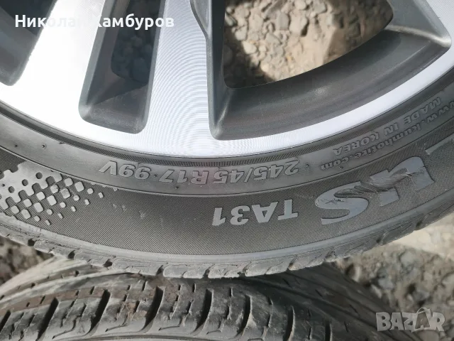 Ал.джанти 17"5х112 8J ET48 за Мерцедес, снимка 9 - Гуми и джанти - 56139577