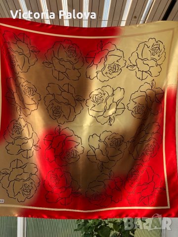 Шал ECENUR 90/90см, снимка 3 - Шалове - 29838741