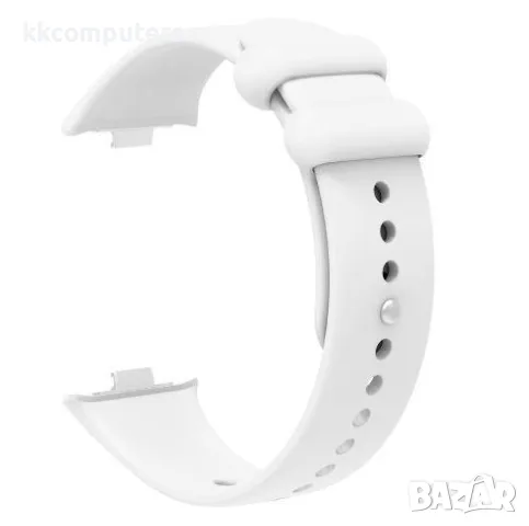 Силиконова каишка за Xiaomi Band 8 Pro /Бял/ Баркод : 3128753