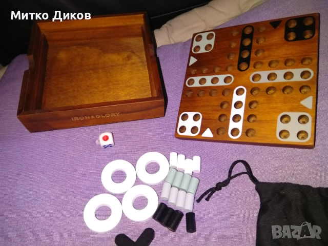 Iron Glory марково английско не се сърди човече ново 14х14см, снимка 3 - Настолни игри - 52840524