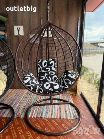 люлка- градинска люлка тип яйце, гнездо, висяща, снимка 6 - Градински мебели, декорация  - 52235455