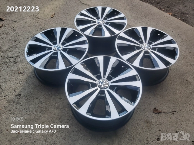 4 броя алуминиеви джанти за Volkswagen Golf,Caddy,Touran,T-Roc 16, снимка 5 - Гуми и джанти - 51895384