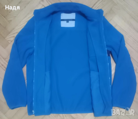 Оригинално Мъжко горнище/яке Tommy Hilfiger Fleece, снимка 3 - Якета - 52866181