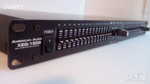 American Audio XEQ-152B – Dual 15 Band Equaliser, снимка 3 - Еквалайзери - 38728938