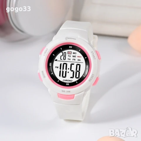 Детски моден часовник с дигитален дисплей, водоустойчив, снимка 6 - Детски - 49927627