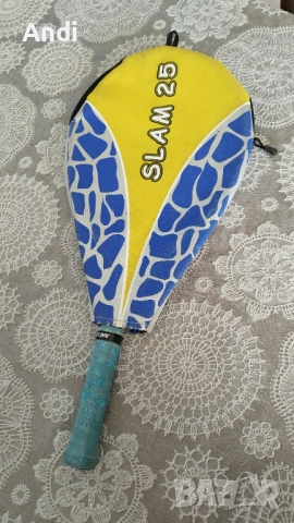 Тенис ракета Dunlop с калъф - хилка за тенис на корт детска 63см