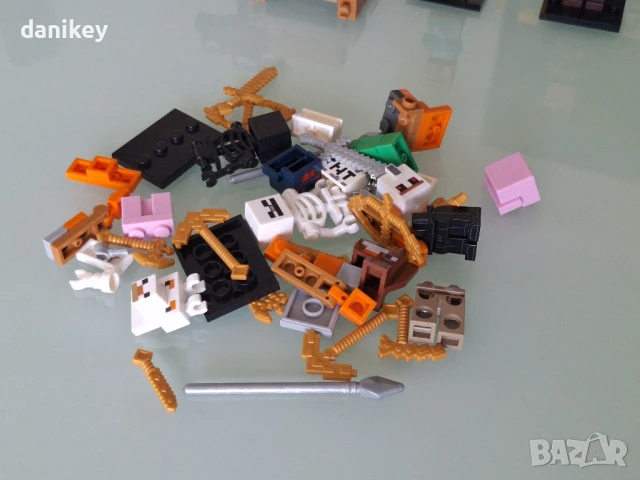 Майнкрафт лего съвместими човечета и животни и много аксесоари, снимка 3 - Конструктори - 50424800