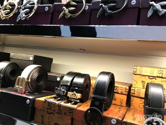 колани от естествена кожа в кутия louis vuitton gucci dior hermes prada, снимка 8 - Колани - 51356175