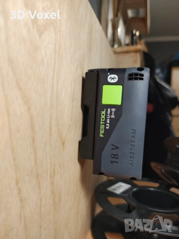 Стойка за батерия FESTOOL/ органайзер за батерия с едно гнездо, снимка 7 - Винтоверти - 51813592