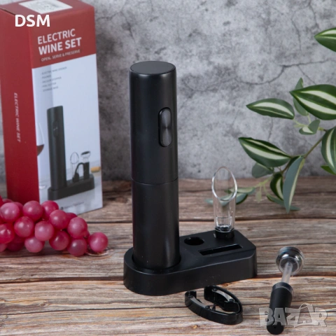  нов Комплект За Вино - Тирбушон с Аксесоари, снимка 2 - Аксесоари за кухня - 53093161