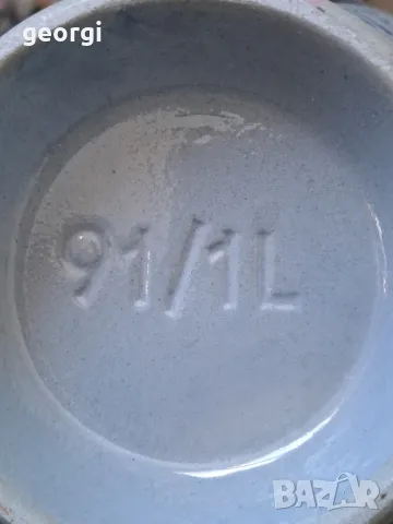 немска кана за вино  1 литър   19/2, снимка 6 - Антикварни и старинни предмети - 49095770