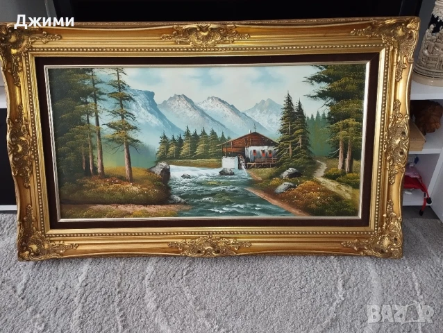 прекрасна картина със баварска рамка, снимка 1