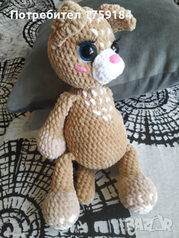 плетена играчка коте