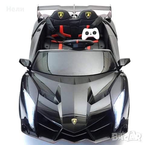 Акумулаторен КОЛА Lamborghini VENENO 4X4 12V батерия, снимка 10 - Детски велосипеди, триколки и коли - 42535724