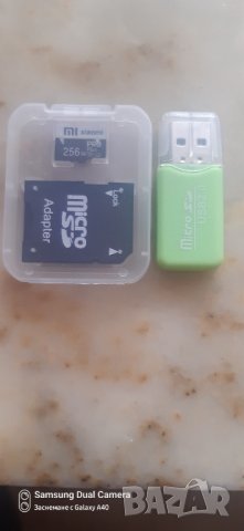 Micro sd карта Xiaomi 256 gb+card reader,бърза-20лв, снимка 3 - Карти памет - 36578780