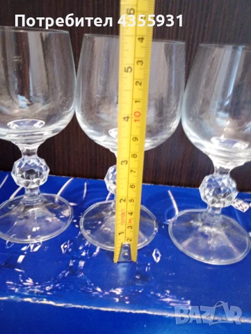 кристални чаши Chzehislovakia , снимка 5 - Антикварни и старинни предмети - 51154129
