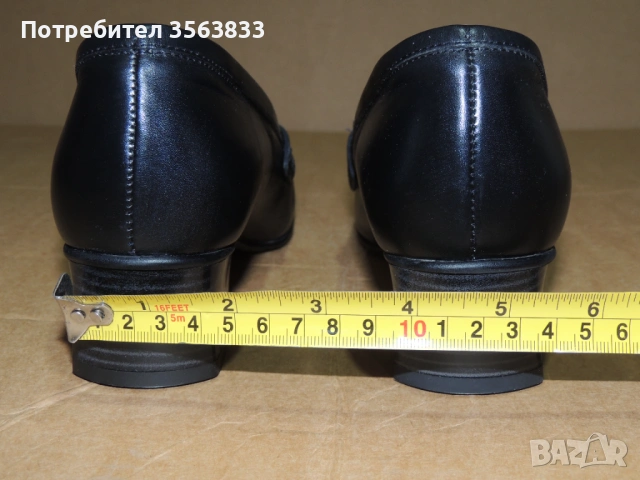 Дамски обувки  DAMA PIKA от естествена черна кожа., снимка 8 - Дамски елегантни обувки - 54182771