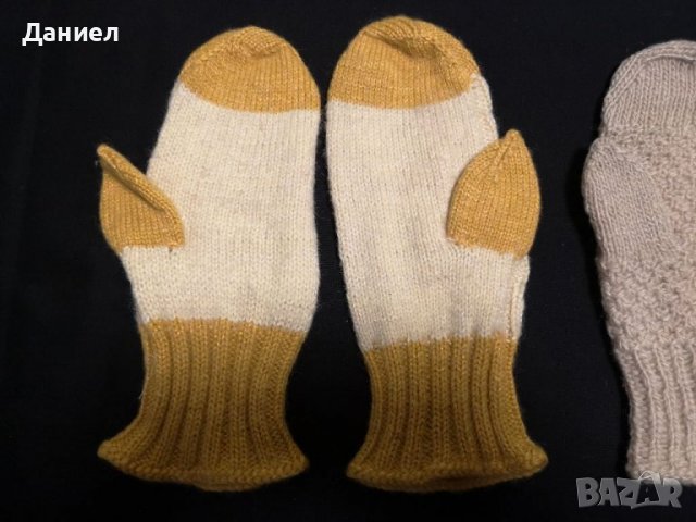 Два комплекта плетени ръкавици , снимка 3 - Антикварни и старинни предмети - 39148011