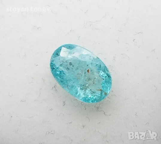 Неонов син Параиба турмалин - 2.08кт.! Сертификат! Нов!, снимка 9 - Други - 48075798