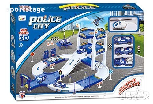 Паркинг зона с площадка за хеликоптер - комплект за сглобяване с реалистичен дизайн и площадка за хе, снимка 2 - Коли, камиони, мотори, писти - 31572954