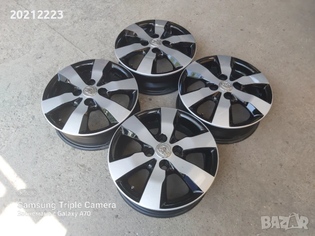 4 броя алуминиеви джанти за Тоyota Aygo 14, снимка 7 - Гуми и джанти - 50525142