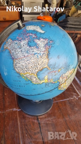 Лампа глобус , снимка 5 - Настолни лампи - 53911609