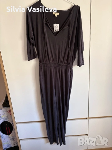 Черен дамски гащеризон