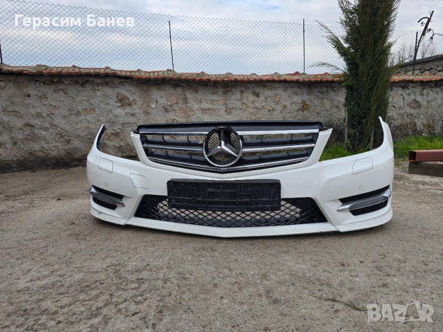 ПРЕДНА БРОНЯ AMG ФЕЙСЛИФТ OEM MERCEDES W204 OM651 2014, снимка 2 - Части - 54274188