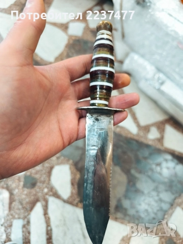 стар сопотски нож , снимка 4 - Ножове - 52575311