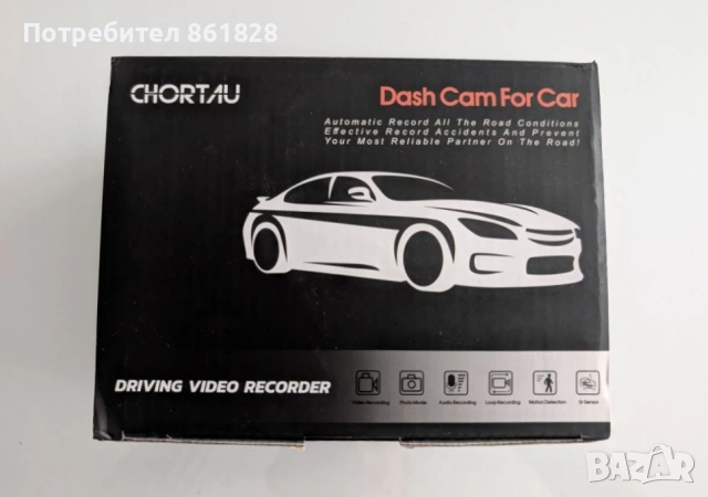 CHORTAU видеорегистратор + задна камера