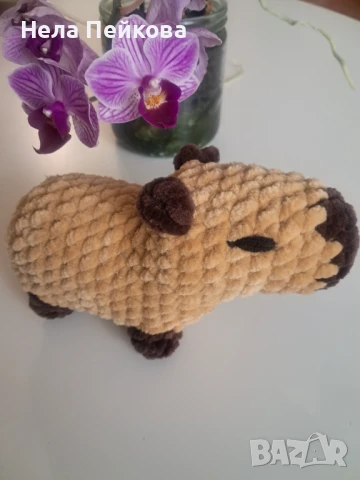 Капибара плюшена играчка, снимка 2 - Плюшени играчки - 51121375