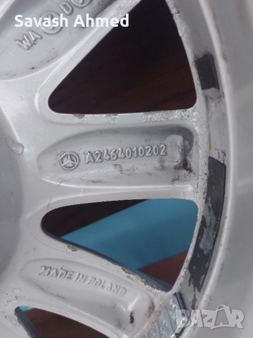 Продавам джанти с зимни гуми за Мерцедес, снимка 4 - Гуми и джанти - 52387074