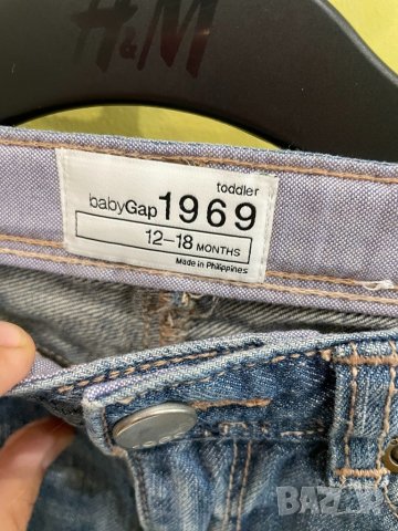 Нови дънки GAP 12-18m, снимка 2 - Бебешки дънки - 33774701