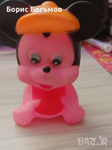 Гумена ретро играчка /Rubber Baby Minnie Mouse, снимка 1