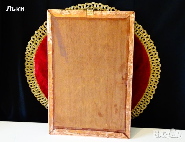 Медно пано,релефна картина Елен,подпис. , снимка 3 - Пана - 40147265