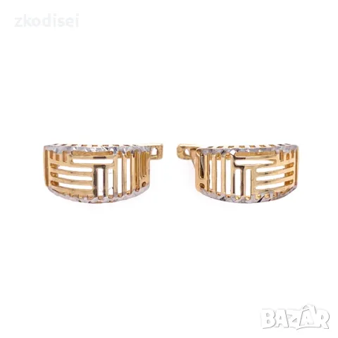 Златни обеци 2,94гр. 14кр. проба:585 модел:31352-1, снимка 3 - Обеци - 50096400